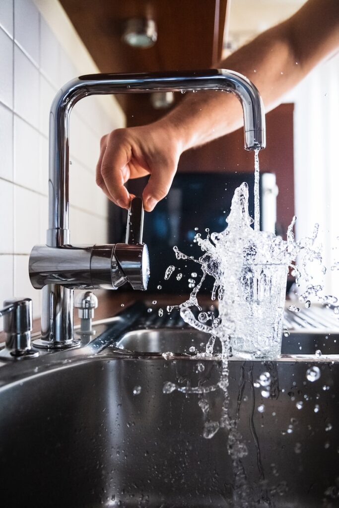 Lazarus Renovation Group: Plumbing. A photo of a kitchen faucet.